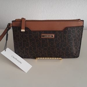 Calvin Klein wristlet clutch